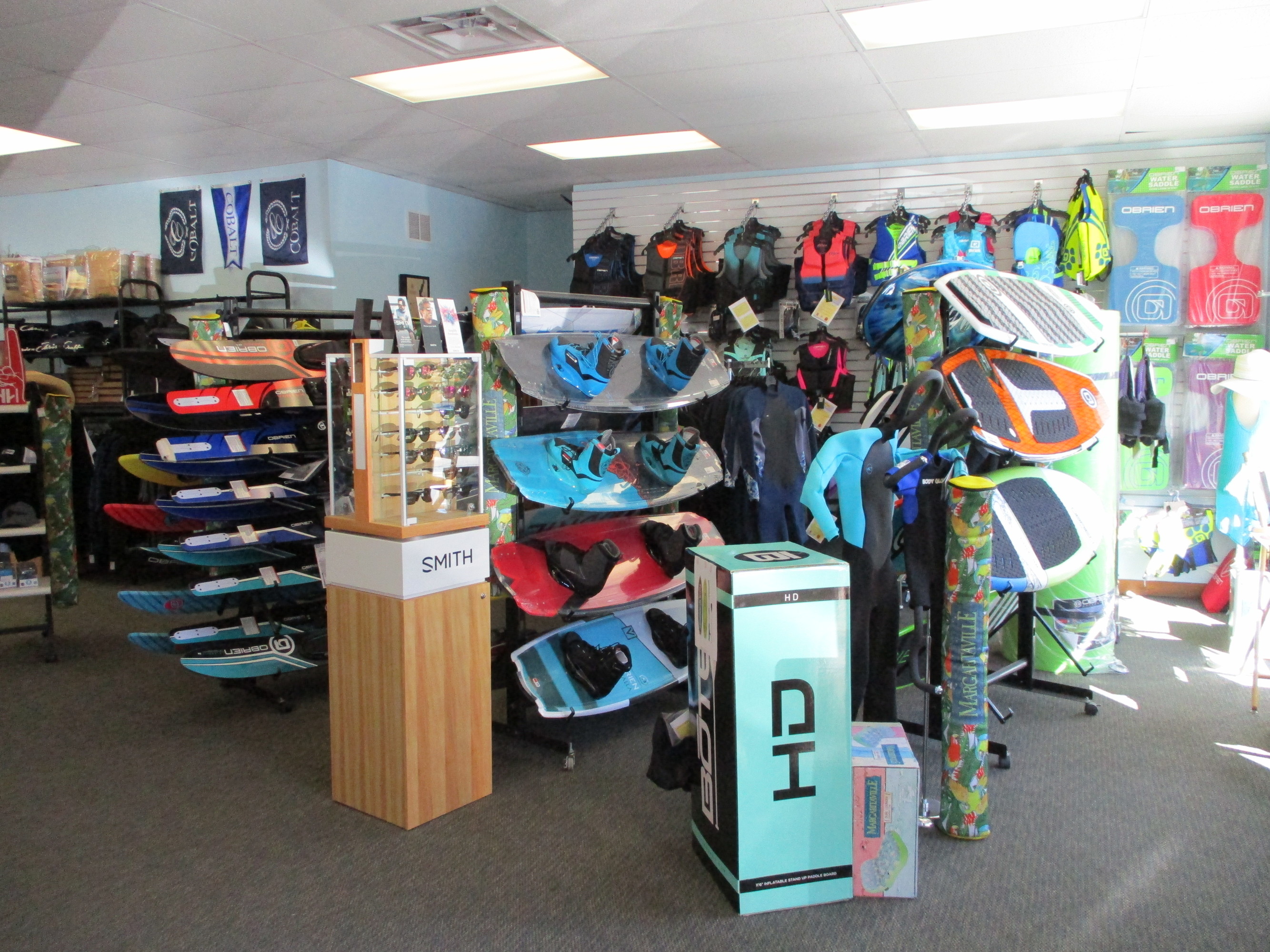 Patty's Water Sports Boutique Store Interior